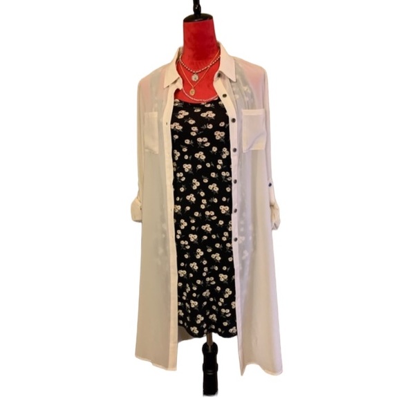 STYLISH WOMEN BUNDLE OUTFIT | DRESS | LONGLINE BUTTON UP BLOUSE - Picture 6 of 16